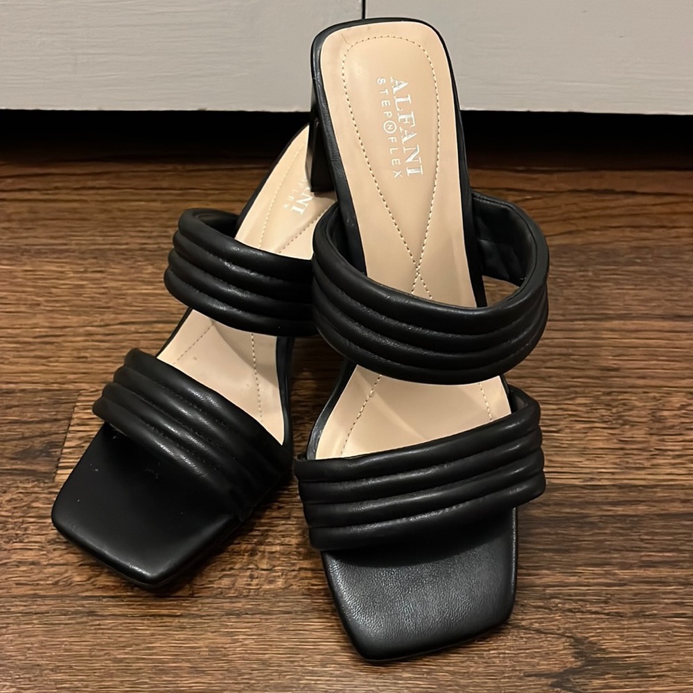 Alfani high heel black sandals